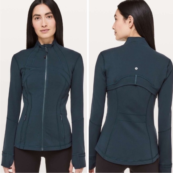 lululemon athletica Jackets & Blazers - Lululemon Define Jacket in Nocturnal Teal Size 8